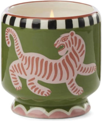 A Dopo Scented Candle, Tiger, Black Cedar & Fig, 8 oz