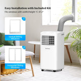 10000 BTU Portable Air Conditioner & Heater Combo with Remote Control, 4-in-1 Room AC Unit with Heat