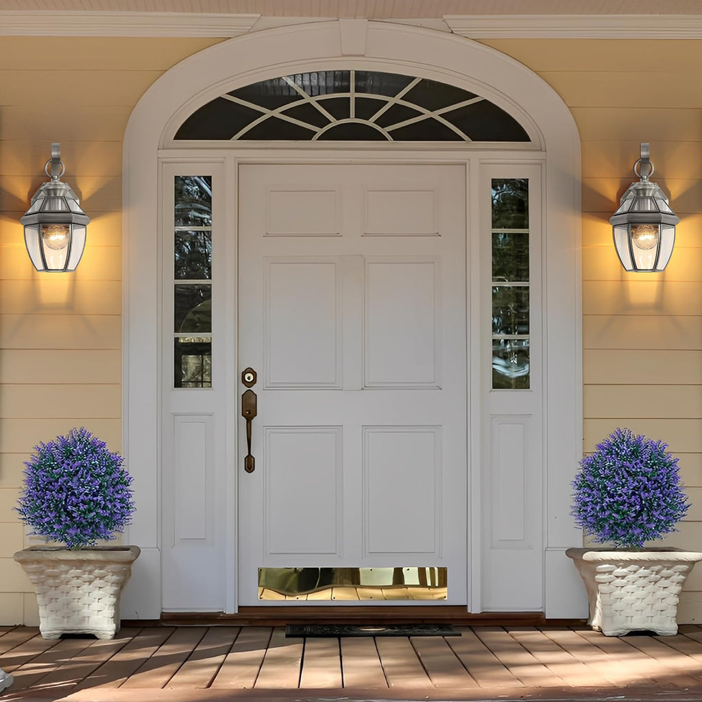 Solid Brass Outdoor Wall Light Fixtures, 12.6"