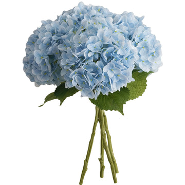 4 Pcs 20In Blue Artificial with Stems