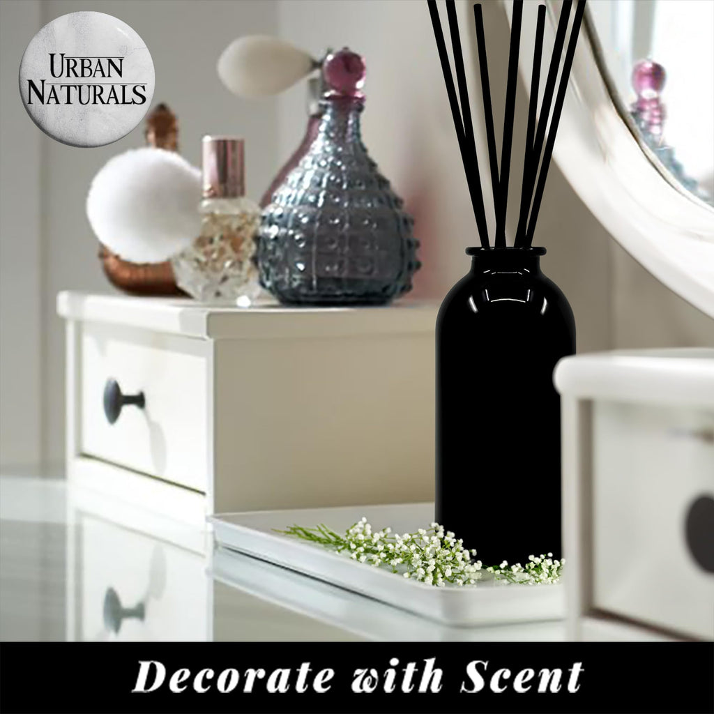 Reed Diffuser Set, Smoked Vanilla - Bathroom Shelf Décor