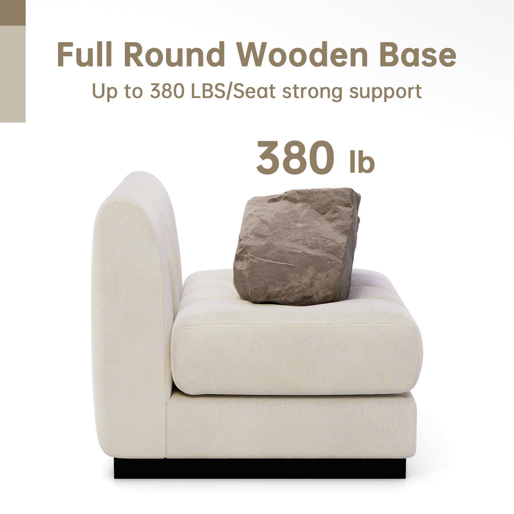 Luxury Modern Sofa, L Shaped Modular Sectional Couch, Deep Seat Sofas, Minimalist Style Comfy Couches Apartment