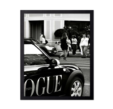 Fashion Store on Avenue Montaigne Print - Paris Poster - Luxury Brand - Black and White Photography Wall Design