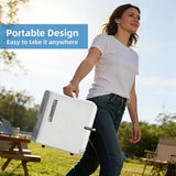 Compact Mini Fridge, 4L Capacity/6 Cans Portable Cooler and Warmer Compact Refrigerator, for Bedroom,Car,Office and