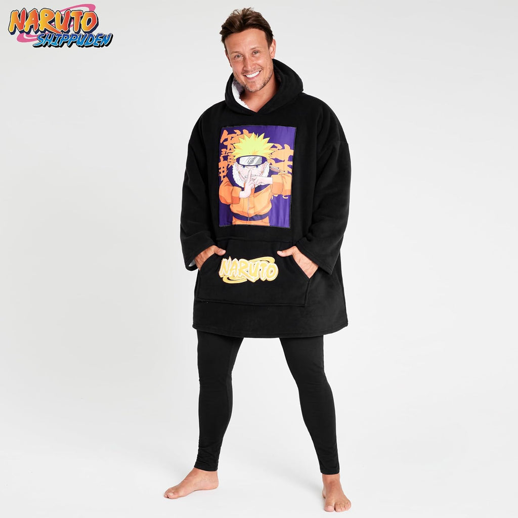 Oversized Wearable Blanket Teens Men and Women Hoodie Blanket, Fleece Warm Housewear, Loungewear, Anime Gifts