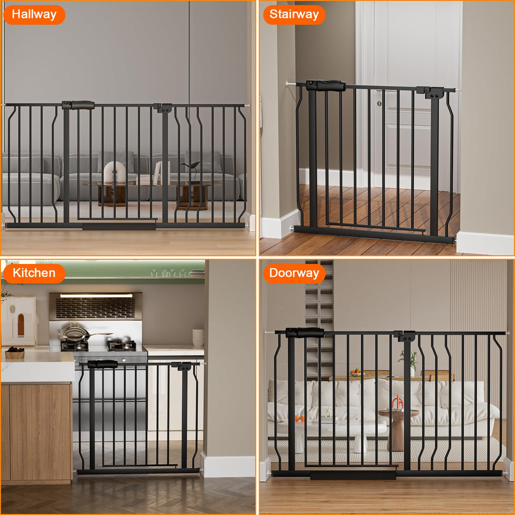62 to 67 Inch Extra Wide Baby Gate for Doorway Stairs