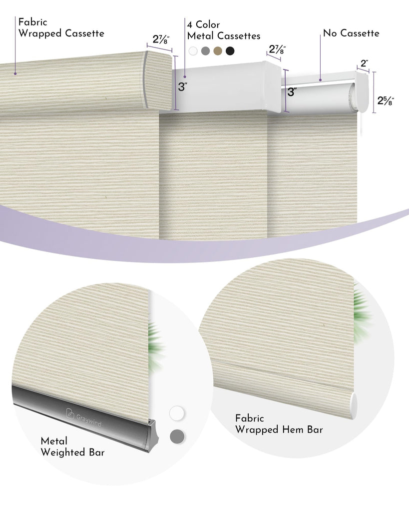 Smart Blackout Roller Shades for Alexa Google Textured Gleaming Fabric Rechargeable Motorized Blinds Cordless Remote