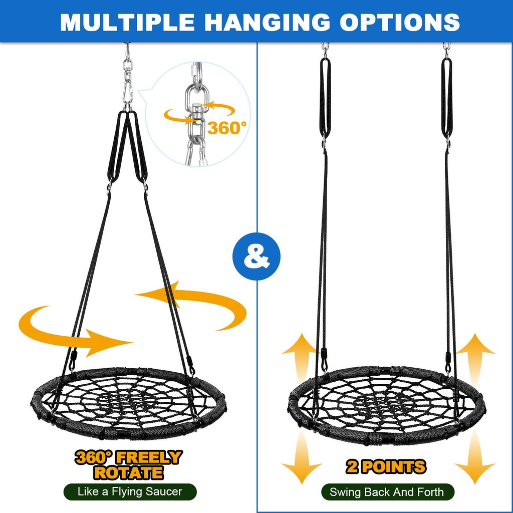 Spider Web Tree Swing, 43in