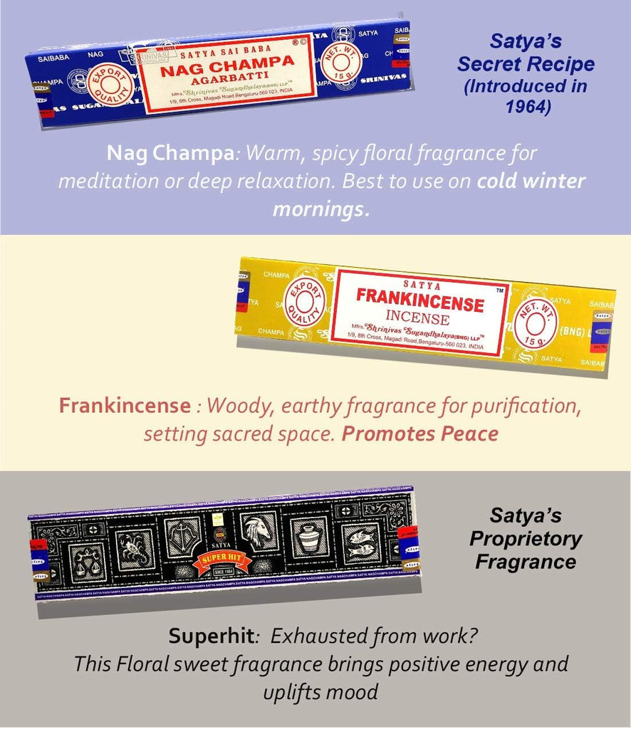 Incense Sticks Variety- Pack (12 Incenses, 140+ Sticks) - Set of 140