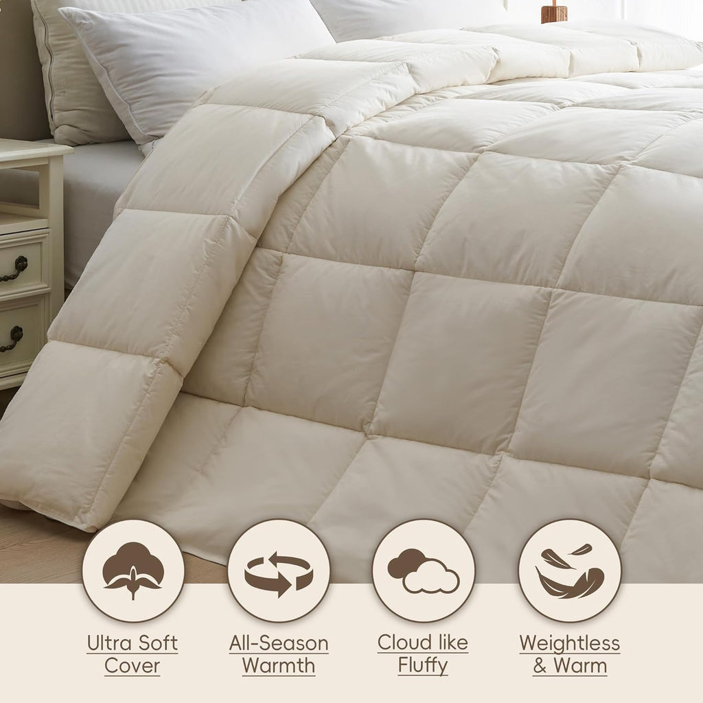 Goose Feather Down Fiber Comforter Full/Queen