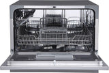 DWP63 21-5/8 Inch Wide 6 Place Setting Countertop Dishwasher - Black