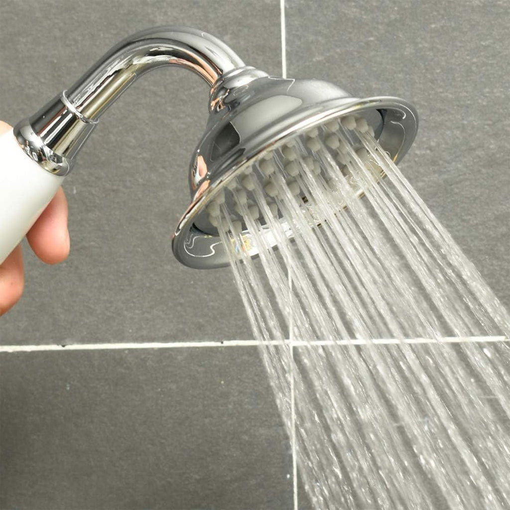 Vintage Hand Shower Head, Brass Telephone Shower Head High Pressure Clawfoot Tub Faucet Sprayer Replacement, Chrome