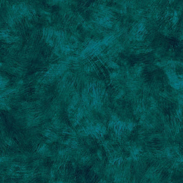Marshall Dry Goods 108"" Quilt Backing Brush Strokes #61 Premium Cotton Fabric Cut by The Yard (Shades of Teal)