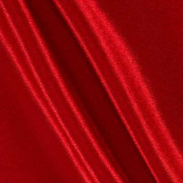 Poly Crepeback Satin Red, Fabric by the Yard