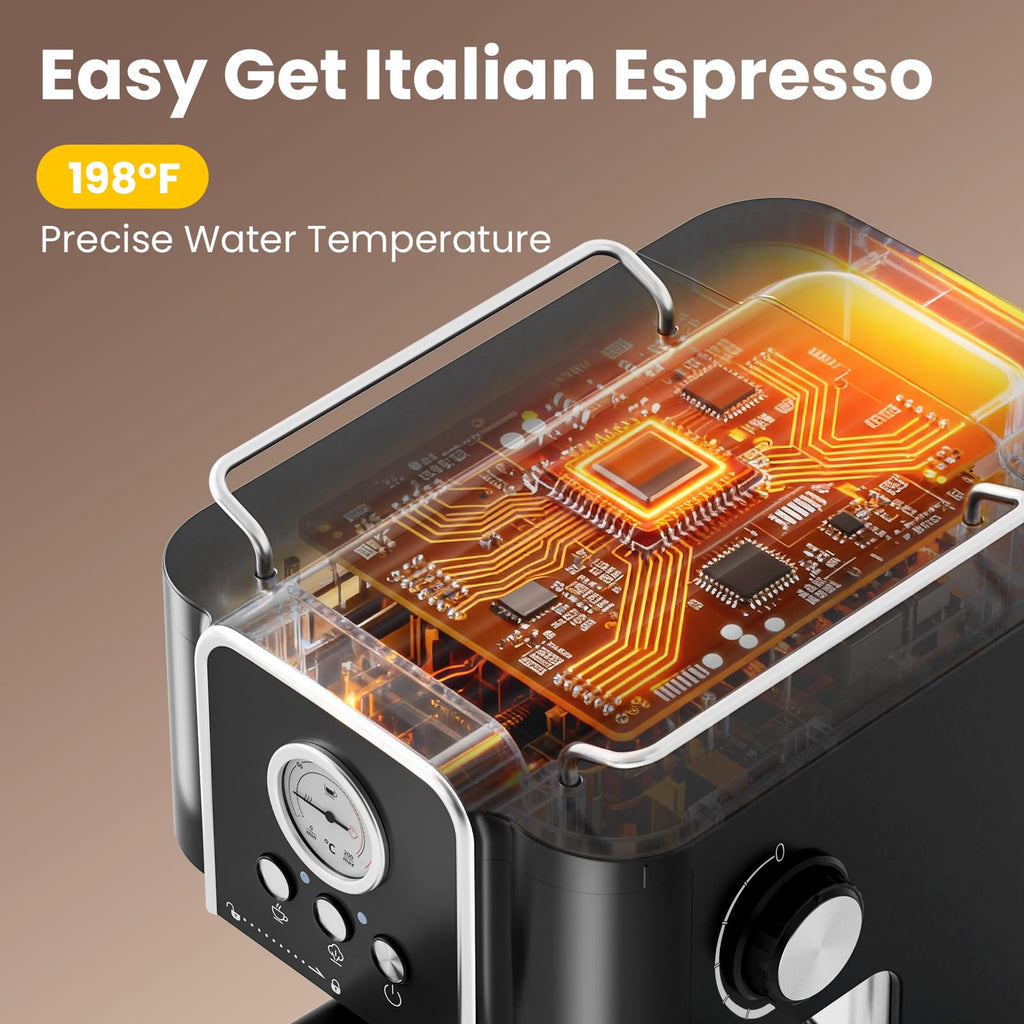 Espresso Coffee Machine with Milk fother 20 Bar