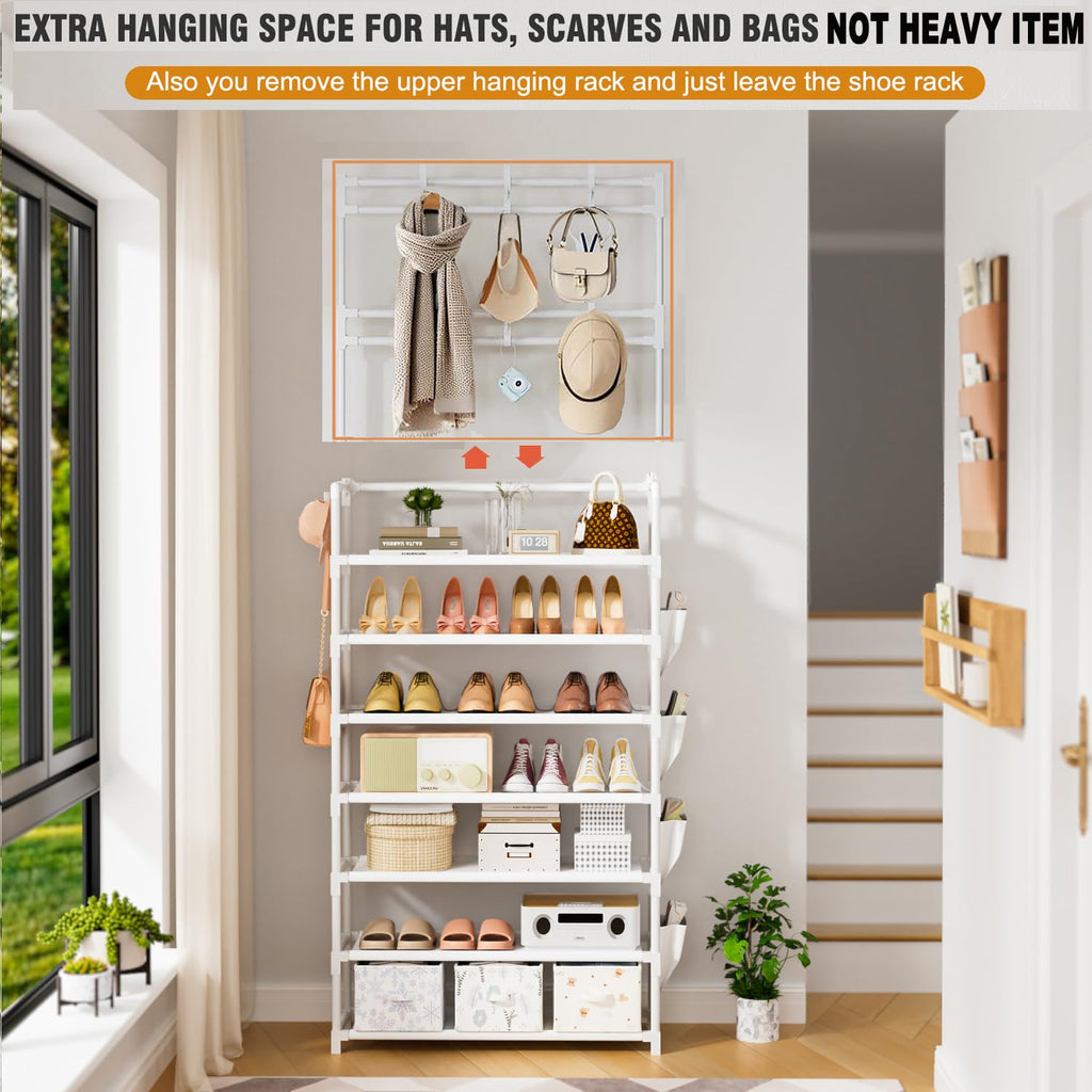 Shoe Rack 7 Tier Shoe Organizer Storage 21-28 Pairs