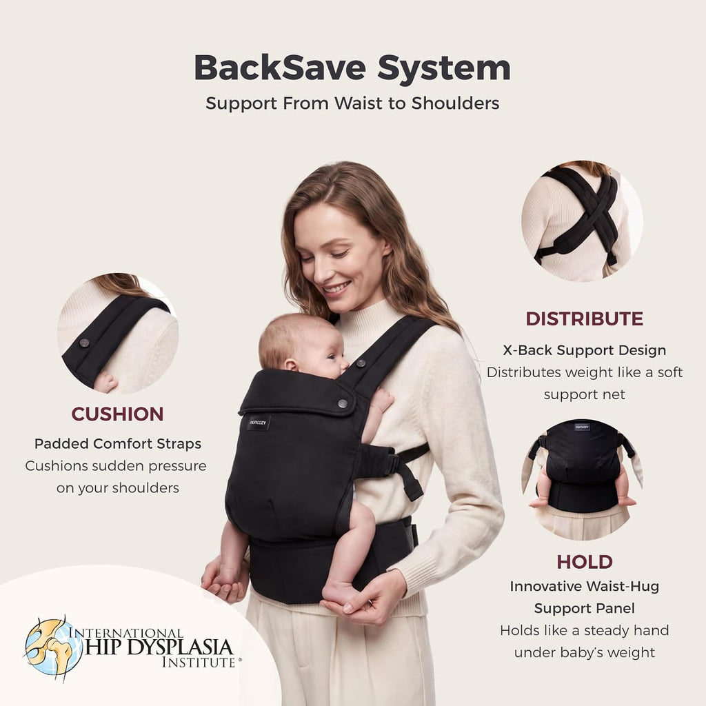PureHug Baby Carrier - Ergonomic, Cozy and Lightweight for 7-45 lbs