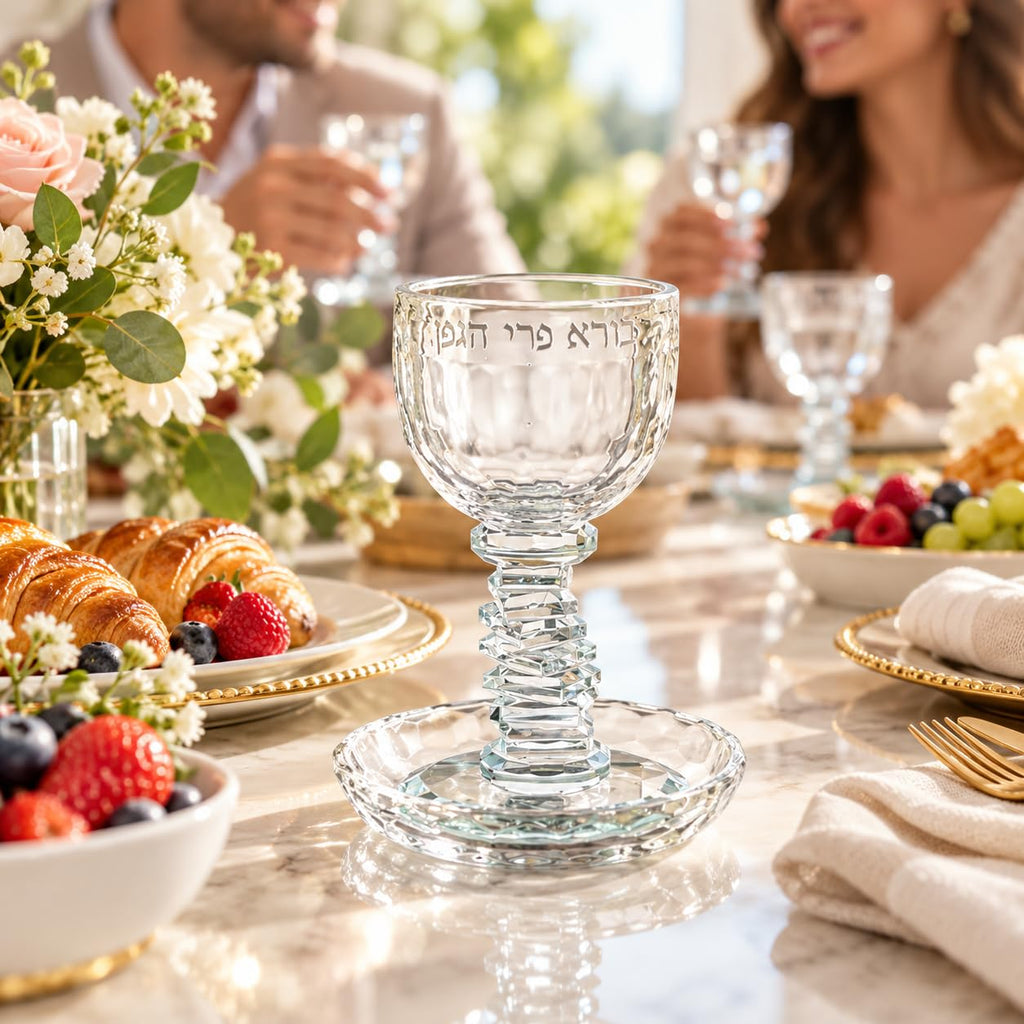 Kiddush Cup and Tray (Set 12)