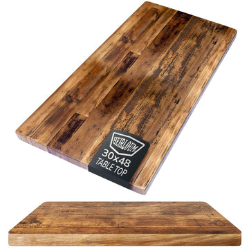 Reclaimed Wood Table Top - Rustic Recycled Wooden Piece Perfect s, Dining and Coffee Table Tops (Reclaimed Wood Table