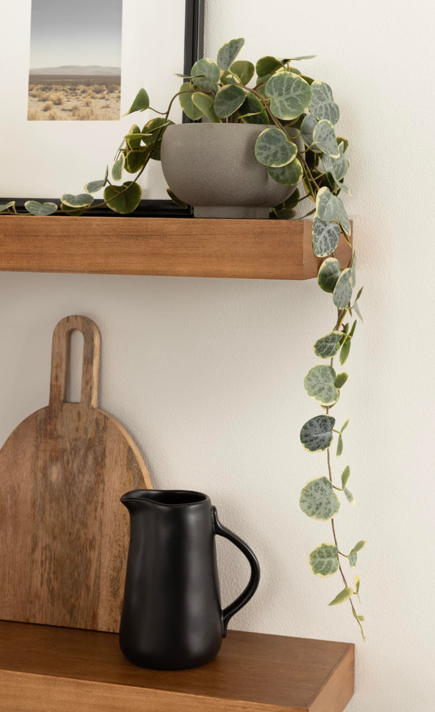 Havlock 26 Inch Modern Two-Piece Corner Shelves Set