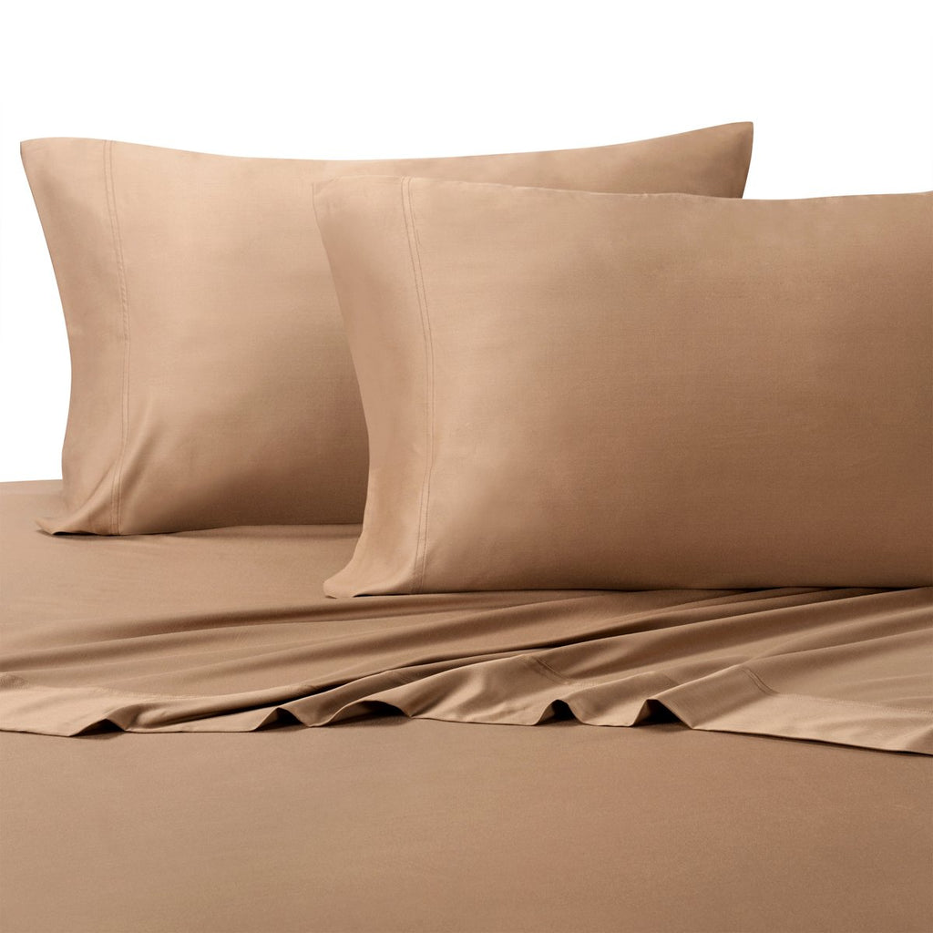 Split King Viscose from Bamboo & Cotton Sheets, Taupe