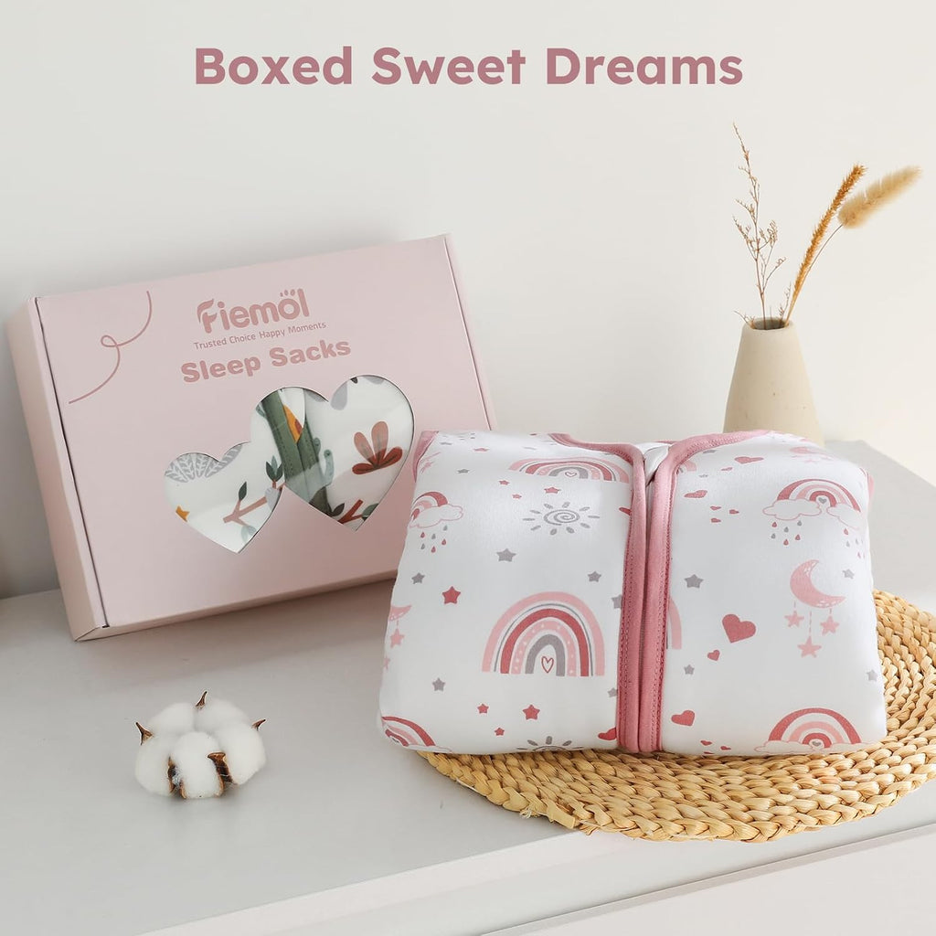 Sleep Sack 2.5 TOG Winter Cotton Wearable Blanket with Way Zipper, Warm Soft Sleeping Bag