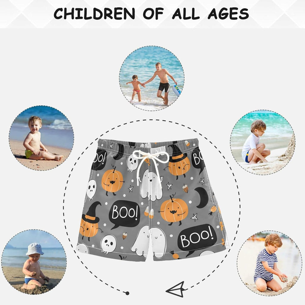 Boys Swim Trunks Board Shorts Little Boys Bathing Suit Swimsuit Boy Swimwear to Big Kid Sizes ( -16)