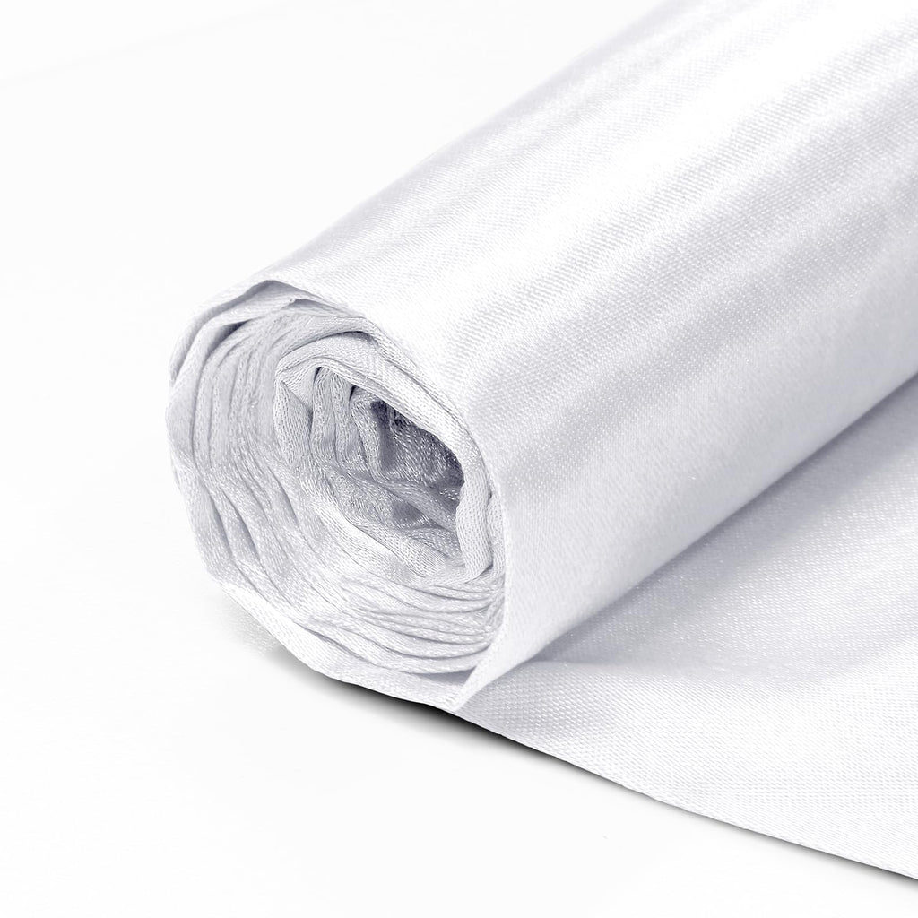 White Satin Fabric, 55" Wide, 2 Yards