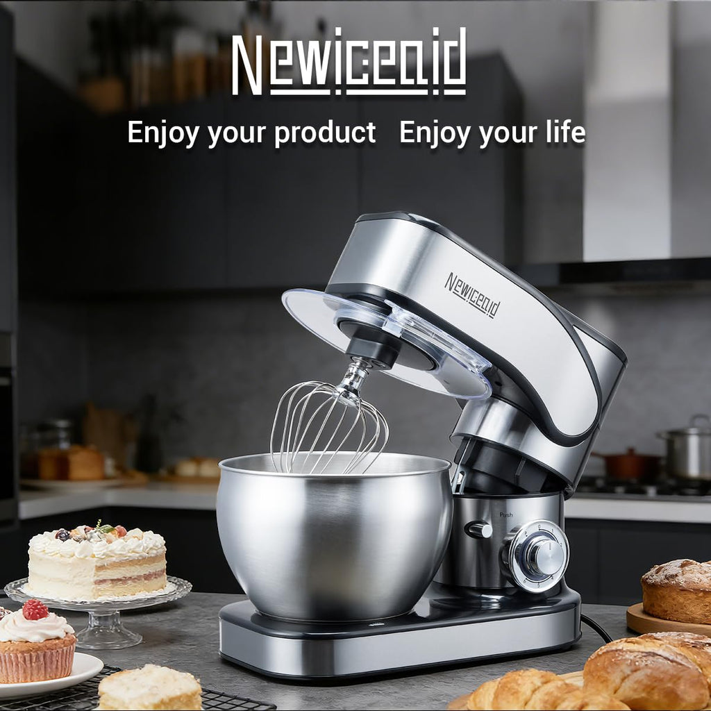 Stainless Steel 6-Speed 7.4QT Stand Mixer