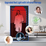 Portable Full Size Infrared Sauna for Home| One Person Spa Tent with Red Light| Personal Indoor Saunas with 660nm Red