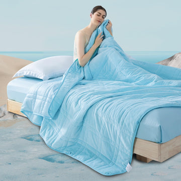 King Size Weighted Blanket 45lb(88''x104'', Dual-Sided), Cozy Warm Velvet & Cooling Tencel Fabric Reversible King