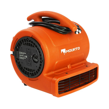 1/4hp 1000CFM 2 Speed Air Mover Carpet Dryer Floor Fan Cooling Fan (Orange)