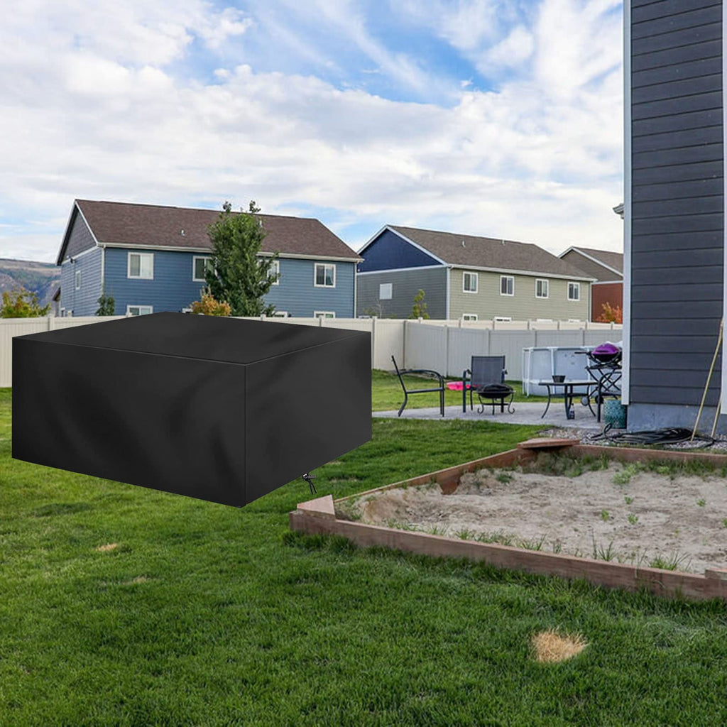Garden Furniture Cover 57" L x 57" W x 28" H, Waterproof Patio Table Covers, Rectangular Patio Furniture Cover