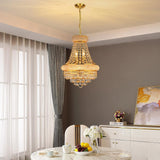 Crystal Chandeliers for Dining Room Light Fixtures Over Table_Empire Style K9 Crystal Chandeliers for Living Room_6 Lights Gold Luxury Lighting Fixtures for Bedroom Kitchen Island Entryway A108-B0DDXWNNHS