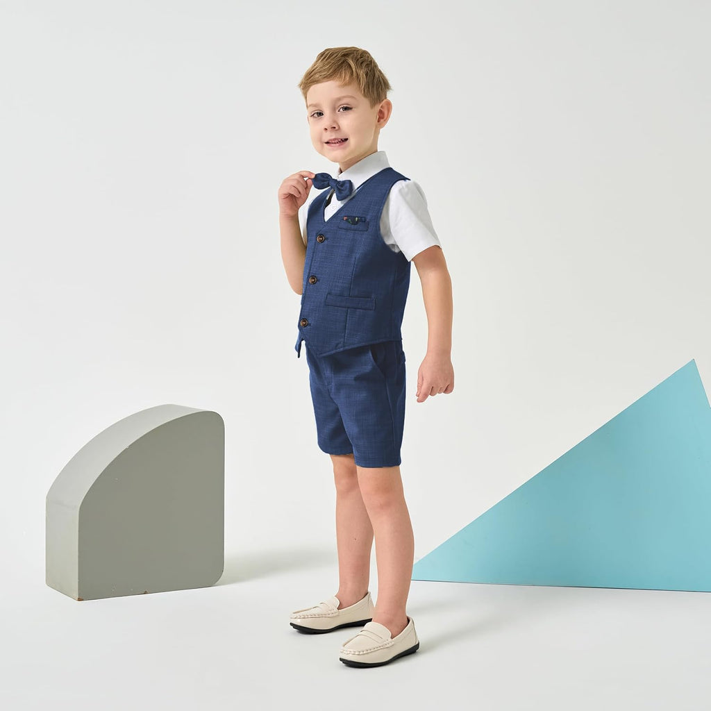 Boys Summer Beach Wedding Guest Ring Bearer Outfit