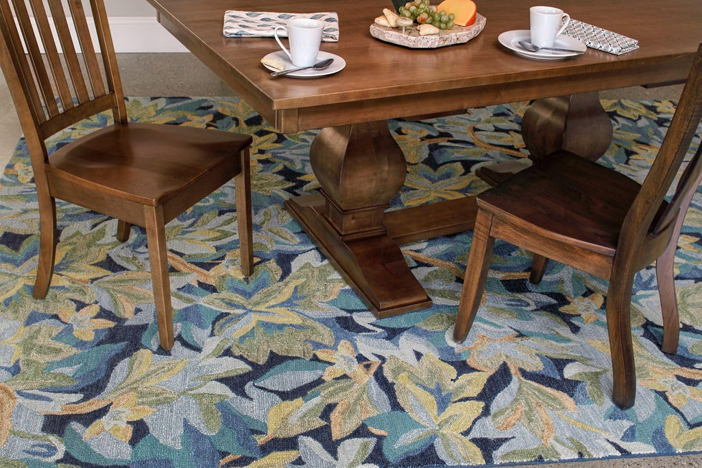 Avalonian Wool Area Rug 8' X 10' Blue
