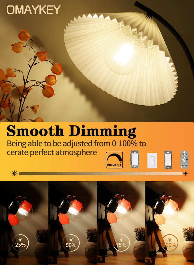 12W G125 Dimmable Globe LED Bulb, 3000K, 1000 Lumens, E26 Base