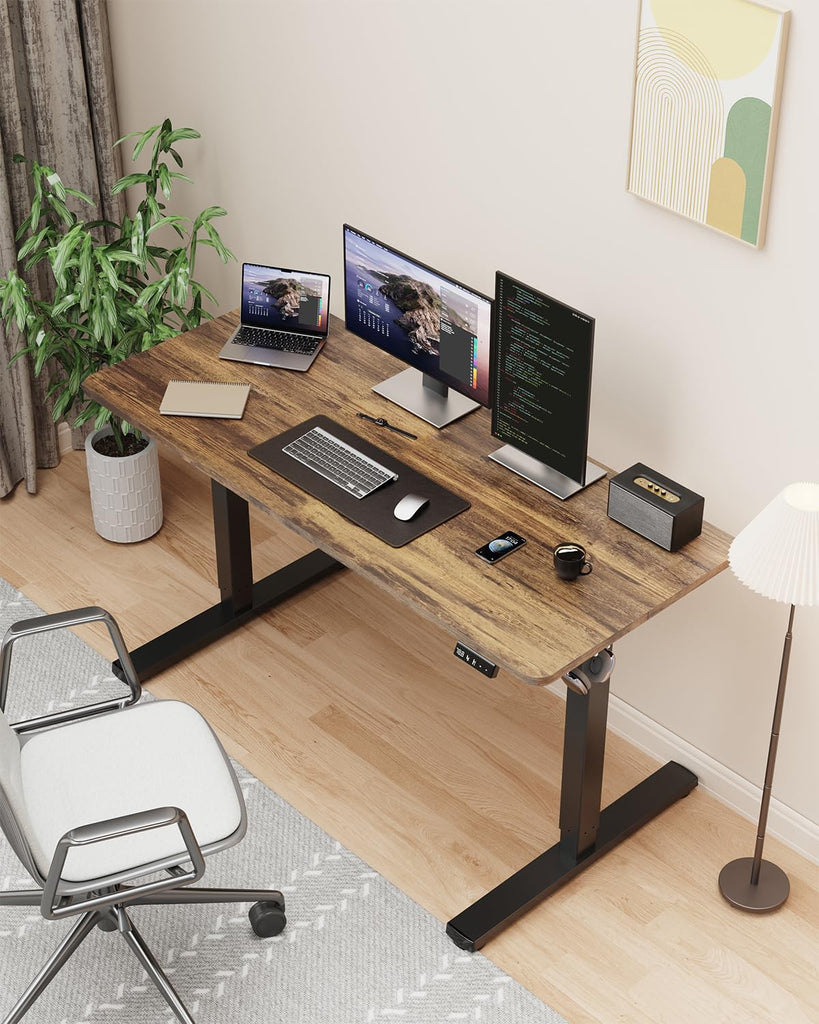 40" Small Electric Standing Desk Adjustable Height