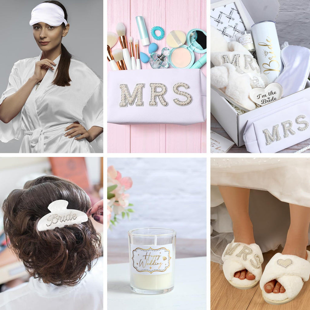 12 Pieces Bride To Be Gifts Set, White