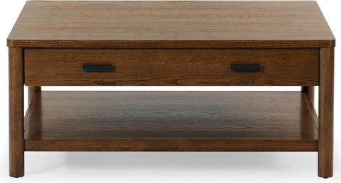 Couture Collection Jaylessa Medium Oak 1-Drawer Coffee Table