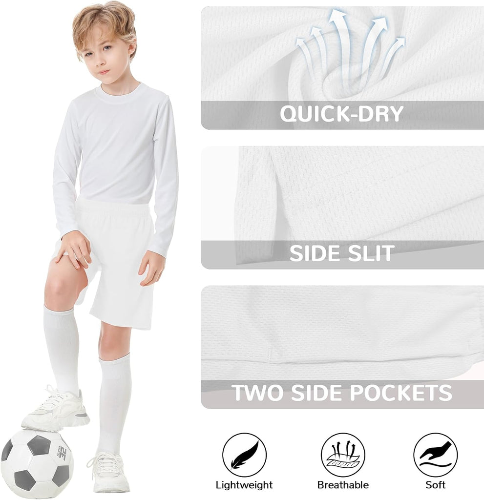 To Youth Athletic Shorts for Boys and Girls Soccer Basketball Sports