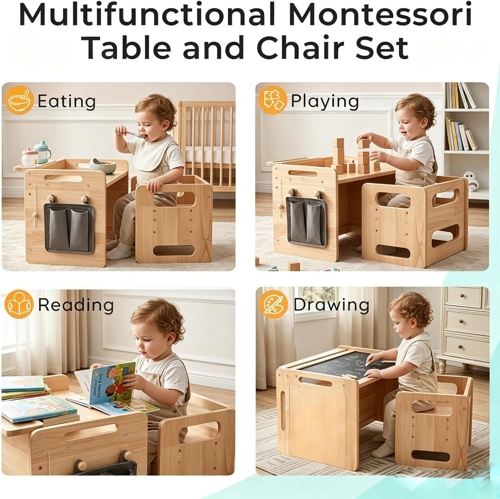 Weaning Table and Chair Set, Toddler Table and Chair Set 1