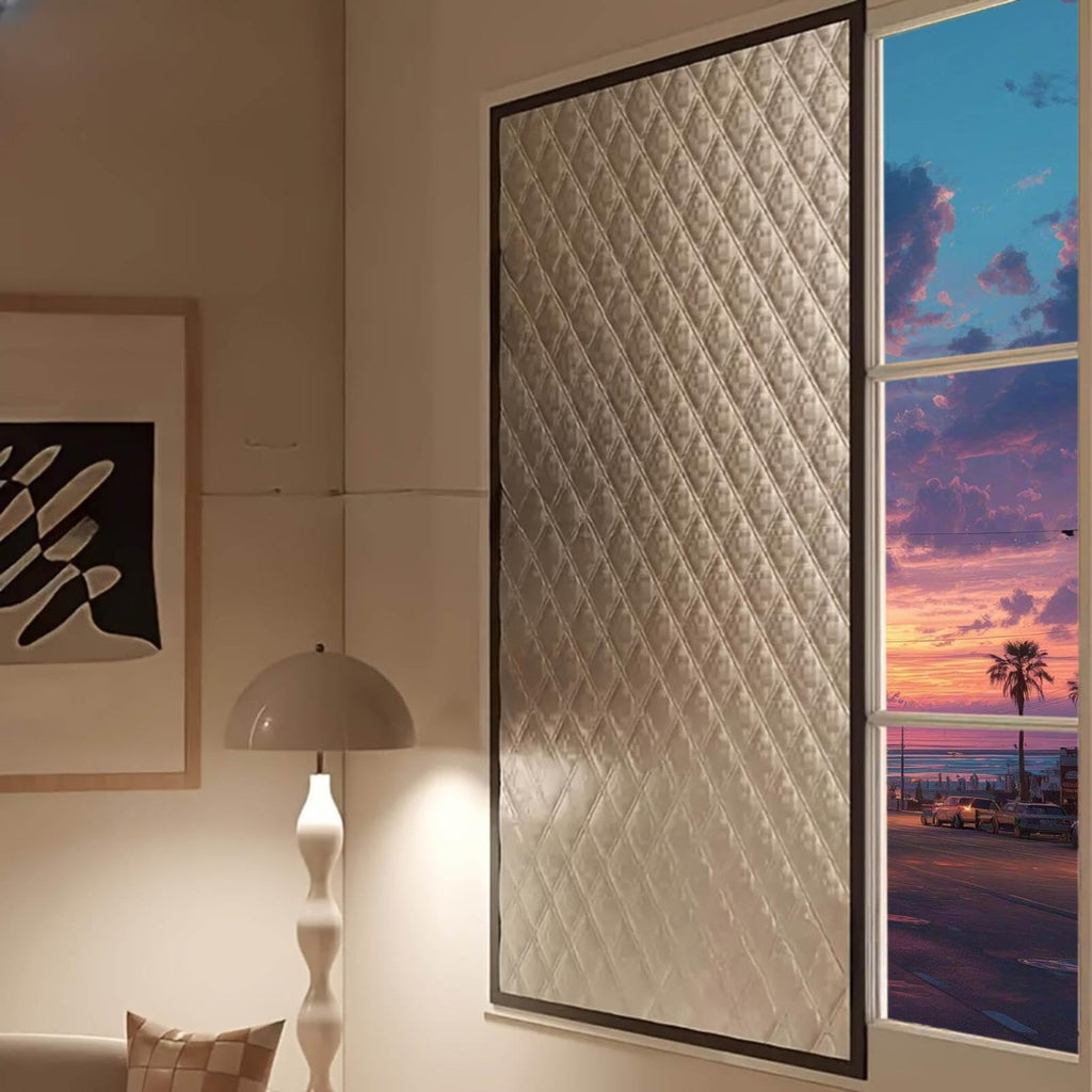 Soundproof Curtains for Windows Thermal Insulated, 39x59in