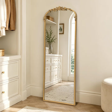 Gold Full Length Mirror: 21''x56'' Vintage Floor Long Body Mirror