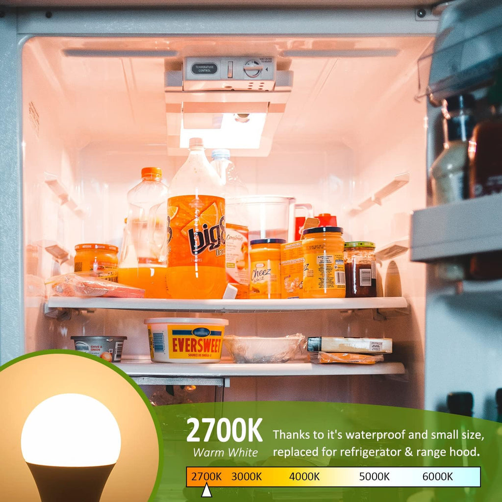 LED Range Hood Light Bulbs Replacement, 40 Watt Equivalent, LED Appliance Bulb for Refrigerator/Stove Hood/Fridge