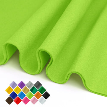 36" Wide Soft Felt Fabric by the Yard, 1.6mm Thick Durable & Flexible Craft Felt for Sewing, DIY Arts, Crafts and