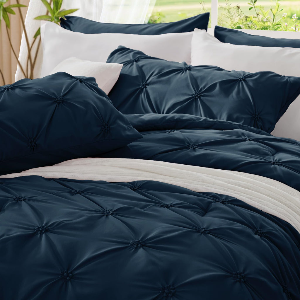 Comforter Set Navy, Fluffy & Soft Comforter