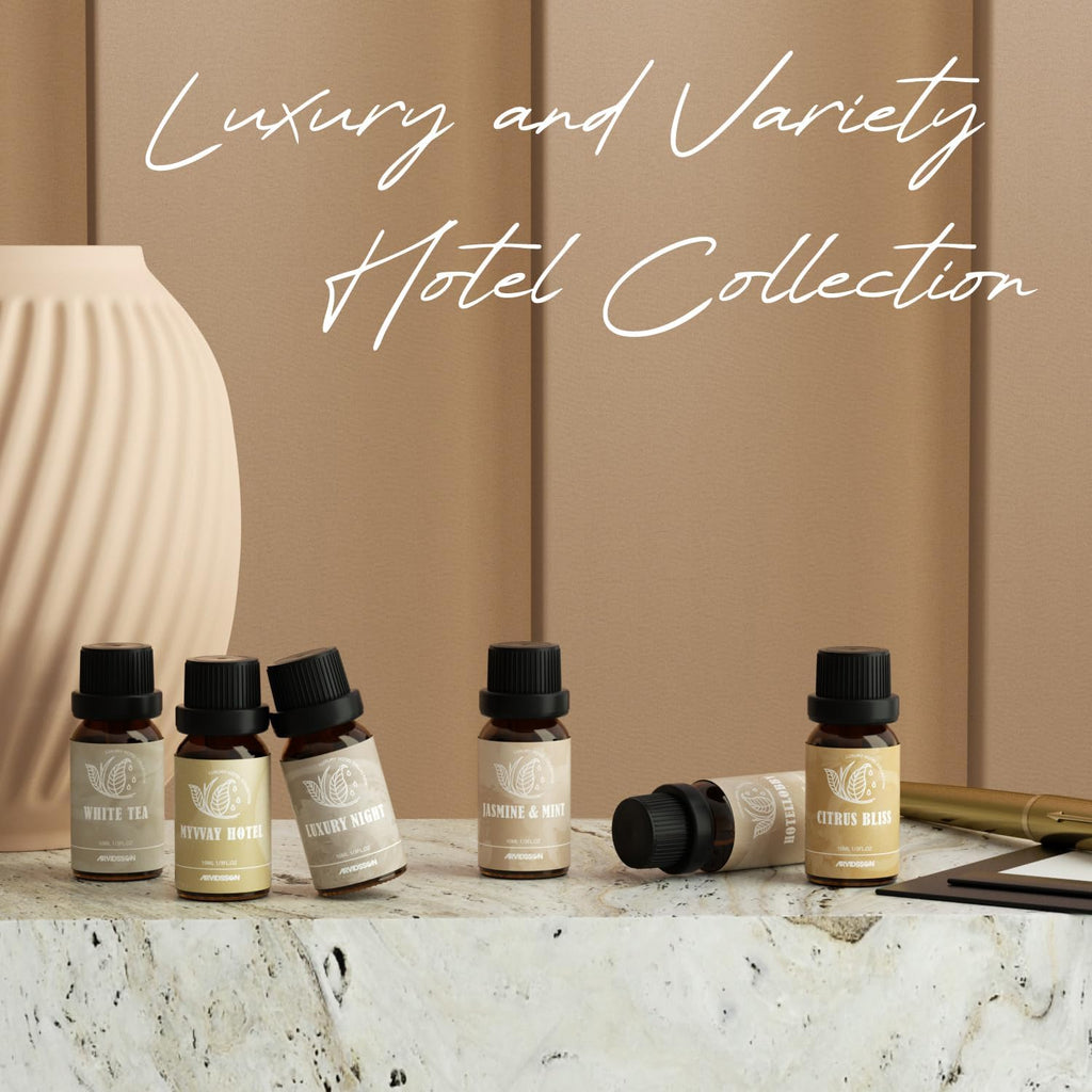 Hotel Diffuser Oil Gift Set, Hotel Essential Oils for Diffuser - Set of 2