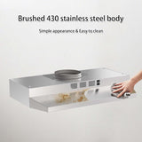 30 Inch Stainless Steel Wall Mount Range Hood 900 CFM 4 Speed Voice, Gesture & Touch Control, LED Lights, Baffle Filters