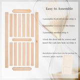 36in x 84in Sliding Barn Wood Door,Interior Doors,DIY Assemblely,Solid Natural Spruce Panelled Slab,